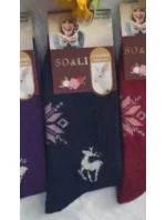 WiK SO&LI 002 dámske angorské ponožky 015 35-42