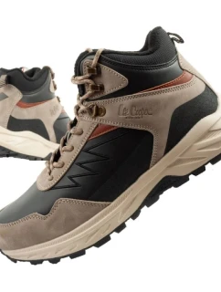 Lee Cooper pánská zimní trekingová zateplená sportovní obuv kotníková béžová černá