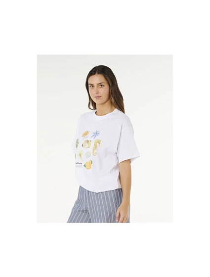 Koszulka damska model 22245629 Heritage Tee biała - Rip Curl
