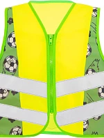Korntex ACTION Detská bezpečnostná vesta 76.ACTN hi vis yellow/football