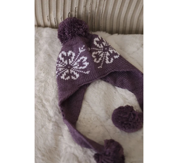 Dámske uši Balbina K381 fialové