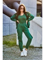 Set 3 v 1 mikina + top + nohavice zelený Set 3 v 1 mikina + top + nohavice zelený