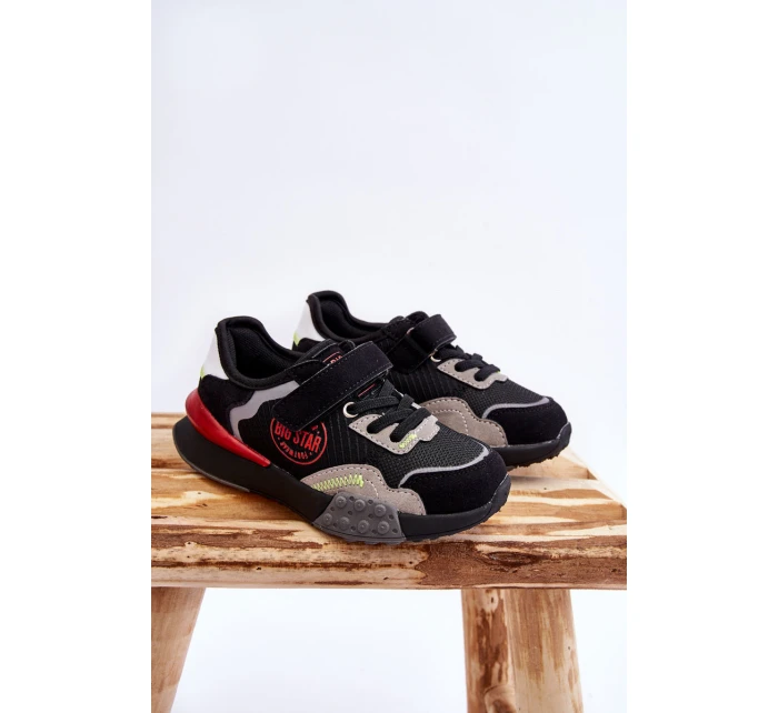Dziecięce Sneakersy Memory Foam System Big Star LL374224 Czarne
