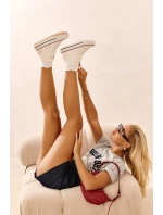 Dámské vysoké tenisky Big Star model 21654781 bílé - Big Star Shoes