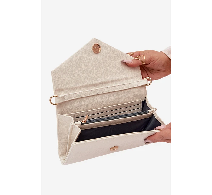 Kabelka Peněženka 2v1 s páskem Světle béžová model 22111706 - Flora&Co