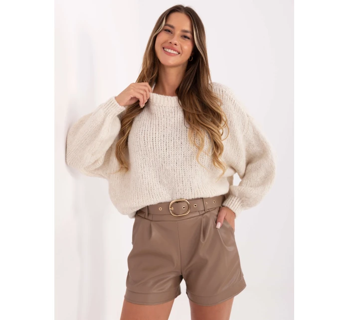 Szorty IT SN model 21421400 ciemny bezowy - FPrice