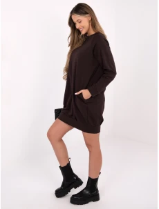 Šaty RV TU 5184.93P tmavo hnedá