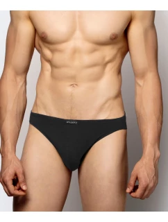 Pánské slipy z Pima bavlny ATLANTIC Mini 2Pack - černé