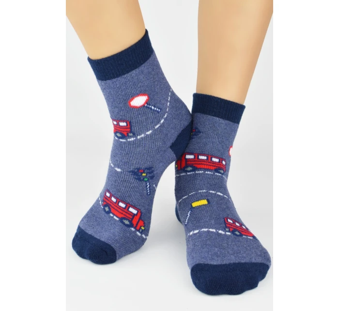 CHLAPČENSKÉ FROTÉ PONOŽKY SO VZOROM SF003
