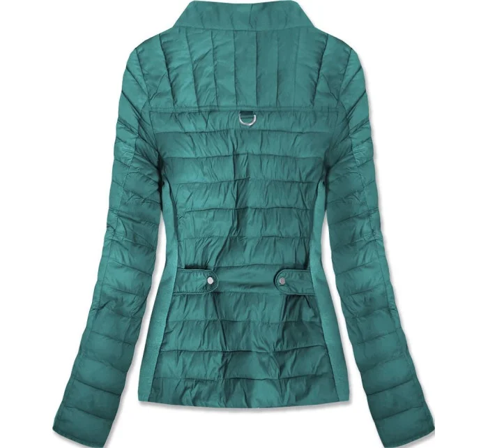 Bunda v mořské barvě s vsadkami 2 model 8726572 - GAROFF