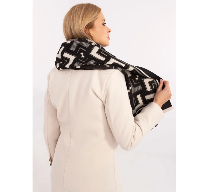 Šatka AT SZ 23158.32 čierna a biela