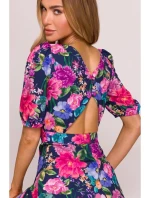 model 21136087 Maxi šaty s otevřenými zády model 1 - Moe model 21136087 Maxi šaty s otevřenými zády model 1 - Moe