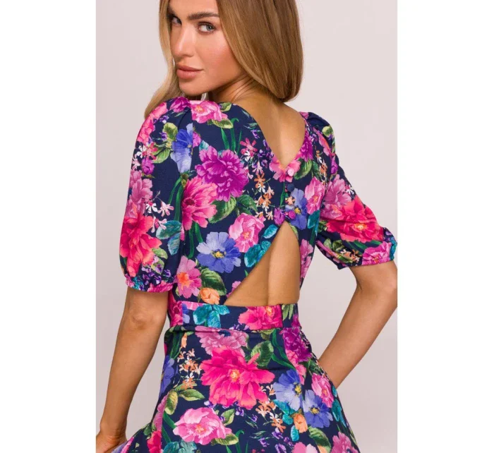 model 21136087 Maxi šaty s otevřenými zády model 1 - Moe model 21136087 Maxi šaty s otevřenými zády model 1 - Moe