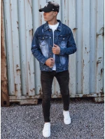 Pánská džínová bunda modrá Dstreet model 21980241 - FashionStreet