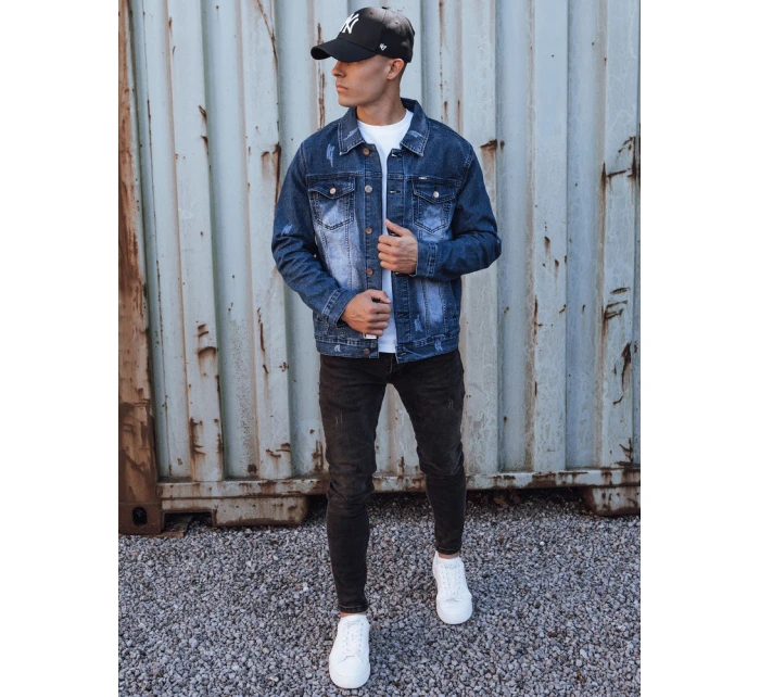 Pánská džínová bunda modrá Dstreet model 21980241 - FashionStreet