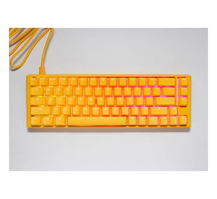 Ducky One 3 Yellow SF Herní USB QWERTY klávesnice US English Yellow