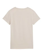 Dámské tričko Puma Ess Centered Cat Logo Tee, svetlo béžové, 692916 82 Dámské tričko Puma Ess Centered Cat Logo Tee, svetlo béžové, 692916 82