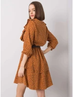 Šaty WN SK R824.68 svetlo hnedá