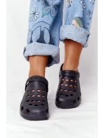 Dámské Nazouváky Černé Pěnové Crocsy EVA Dámské Nazouváky Černé Pěnové Crocsy EVA