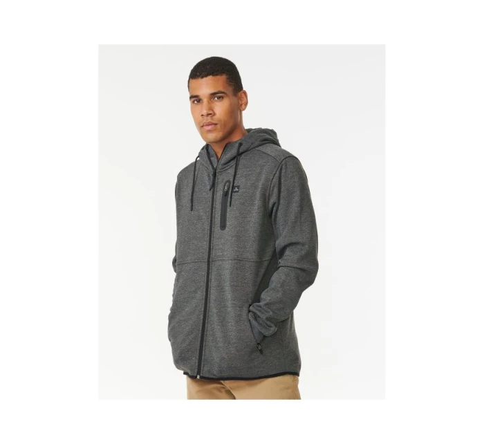 RIP CURL Anti Series Departed Zip Thr Mikina Brown