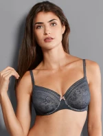 Fleur podprsenka s kosticí model 10628710 antracit - RosaFaia