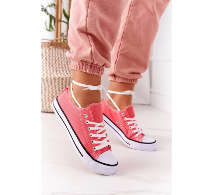 Damskie Klasyczne Trampki Koralowe Omerta Damskie Klasyczne Trampki Koralowe Omerta