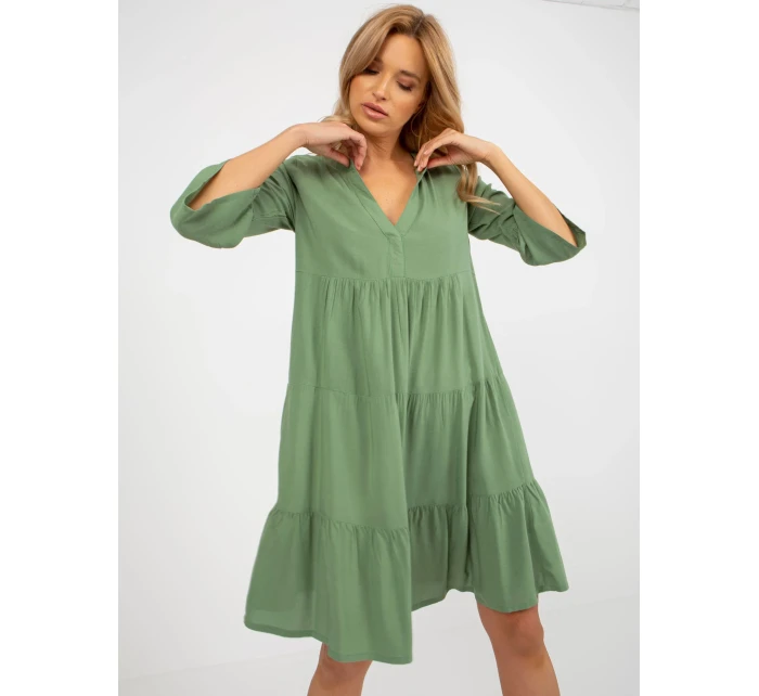 Šaty model 18372056 khaki - FPrice