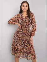 Šaty EM SK  světle hnědá model 16162016 - FPrice