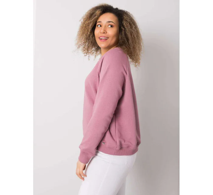 Mikina RV BL 6326.02X tmavo ružová