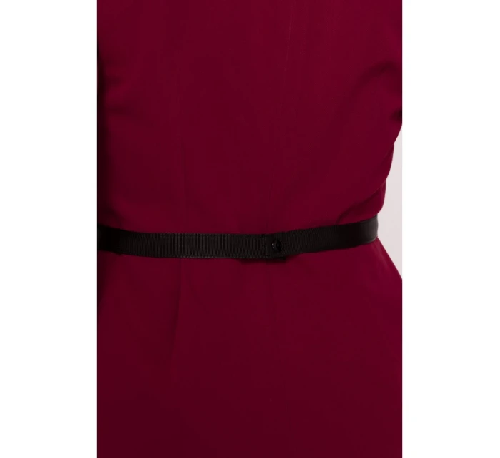 šaty bordó model 21470760 - STYLOVE šaty bordó model 21470760 - STYLOVE