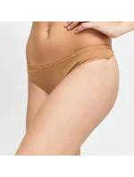 Dámske tangá 2pack QD3788E - W5K - Hnedá - Calvin Klein