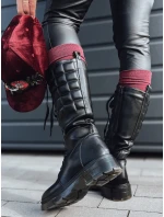 dámské černé kozačky Dstreet model 21981344 - FashionStreet