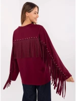 bluza damska z bordowa model 21470523 - Factory Price