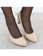 Dámské lodičky na podpatku s pásky Sergio model 21906139 - LEONE