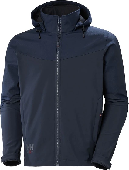 Helly Hansen Oxford 74290 3-vrstvová softshellová bunda s kapucňou „Oxford“ 59.4290 tmavomodrá Helly Hansen Oxford 74290 3-vrstvová softshellová bunda s kapucňou „Oxford“ 59.4290 tmavomodrá
