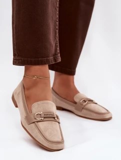 Mokasiny Dámské S Ozdobným Béžové model 21915066 - Boto