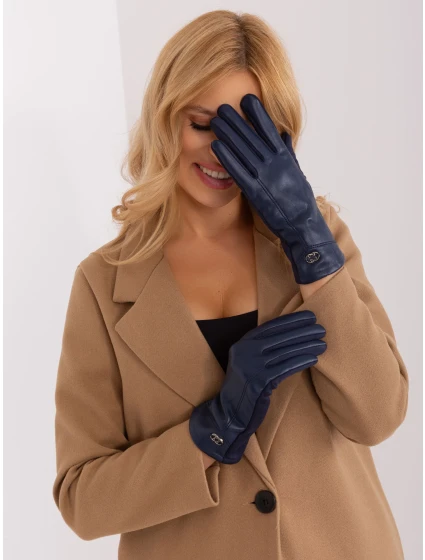 Rękawiczki AT RK model 19367704 granatowy - FPrice Rękawiczki AT RK model 19367704 granatowy - FPrice