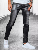 Pánske čierne džínsové nohavice Dstreet UX3913
