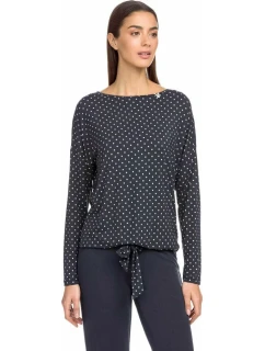 Dámske pyžamo 15068 - 572 tmavo modrá s bodkami - Vamp