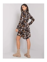 Dámske šaty 1103 čierno-béžové - RUE PARIS Dámske šaty 1103 čierno-béžové - RUE PARIS