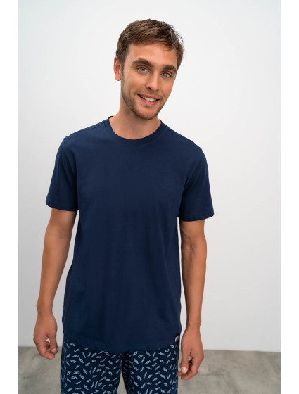 Pánske tričko 16850 tmavo modré - Vamp