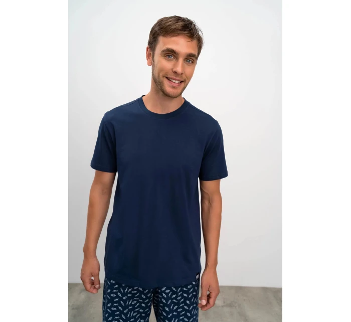 Pánske tričko 16850 tmavo modré - Vamp