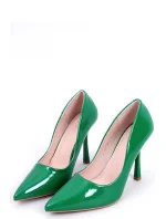 Dámské lodičky na jehlovém podpatku model 19639330 Tmavě zelená - SEASTAR Dámské lodičky na jehlovém podpatku model 19639330 Tmavě zelená - SEASTAR