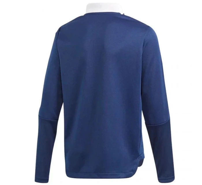 Tiro 21 Youth Jr GK9661 modrá tréningová mikina s kapucňou - Adidas Tiro 21 Youth Jr GK9661 modrá tréningová mikina s kapucňou - Adidas