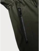 Tenká bunda v khaki barvě s kapucí model 21935877 - S'WEST