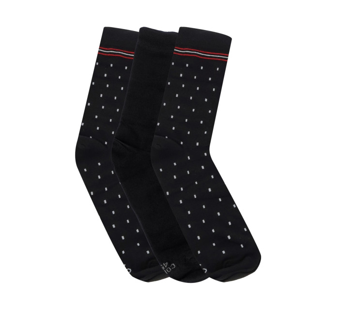 Pánske ponožky 3 pack Premium 3 pack black - CORNETTE