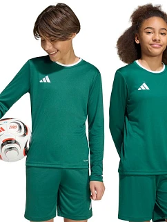Adidas Entrada 26 detské tričko s dlhým rukávom zelené KF5873