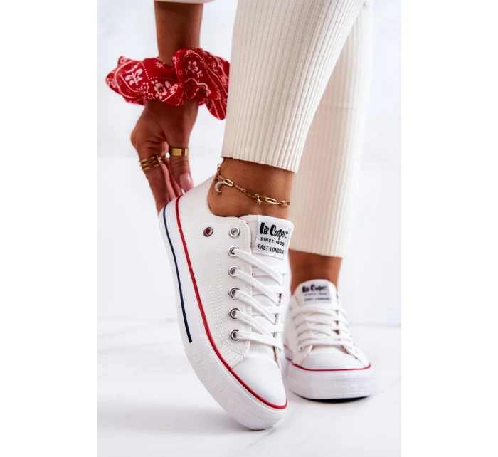 Damskie Trampki Lee Cooper LCW-22-31-0875L Białe
