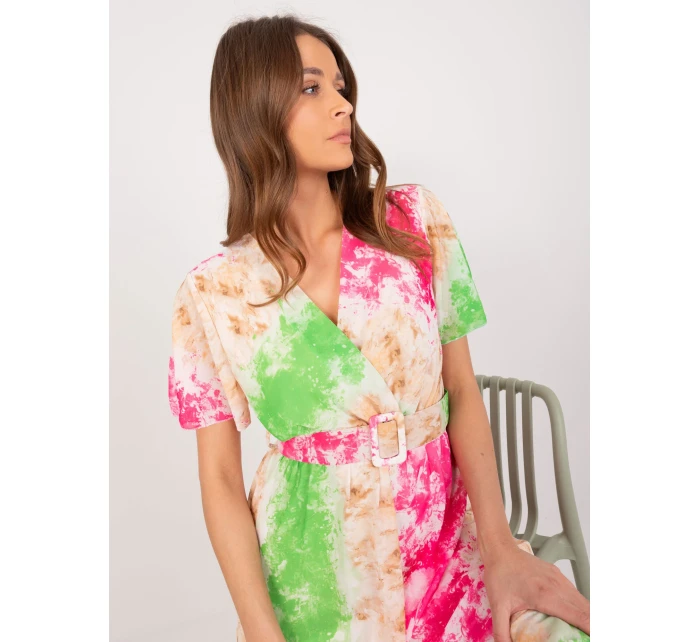 Šaty DHJ SK 15967 2.86 tmavoružová