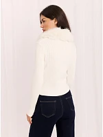 Sweter IR SW model 22401162 ecru - FPrice Sweter IR SW model 22401162 ecru - FPrice